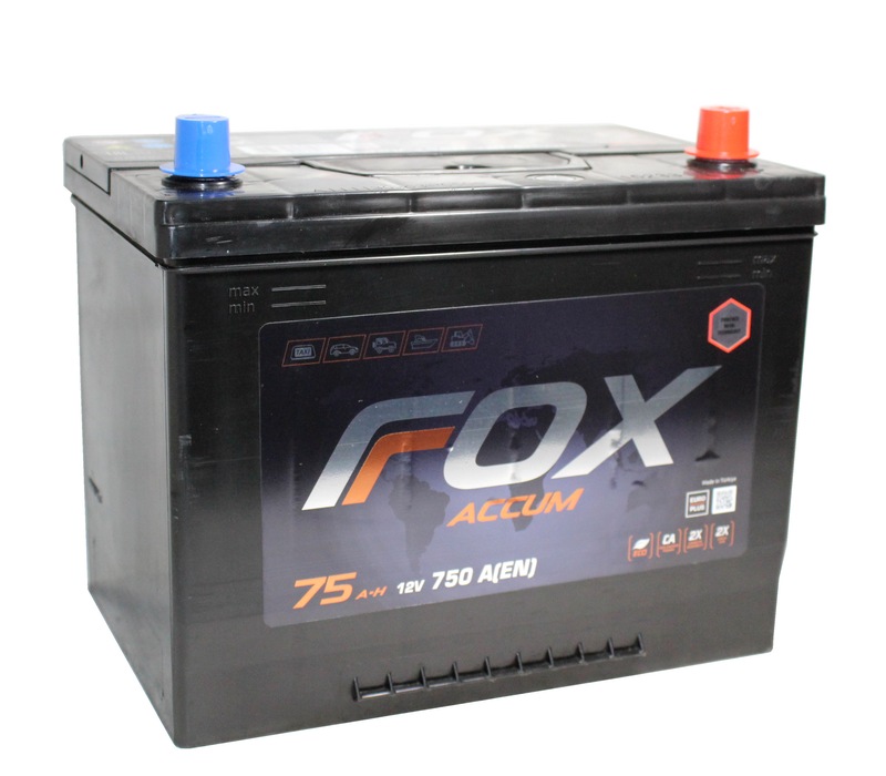 FOX Turkey ASIA 6СТ-75 Ач о.п. [д260ш175в220700А] D26L