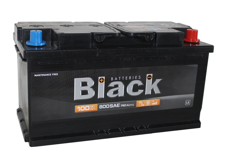 BLACK 6СТ-100 Ач о.п.  д353ш175в190760А