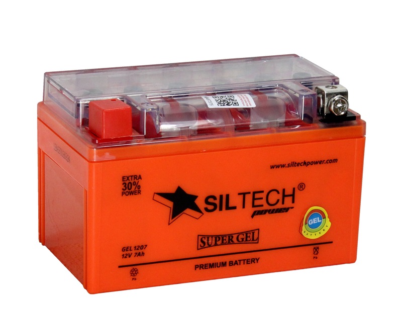 SILTECH GEL СТ-1207 12V7 Ач п.п. [д150ш87в94100А] (YTX7A-BS)