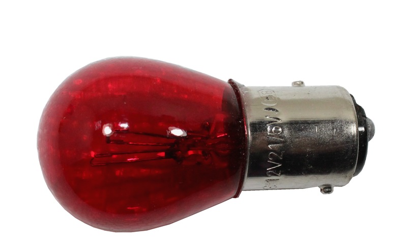 Лампа 2-х контактная красная S25 12V21W5