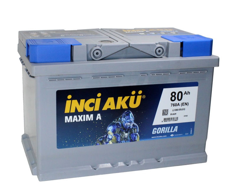 Inci Aku MAXIMA 6СТ-80 Ач о.п. [д278ш175в190760А] SMF [L3]