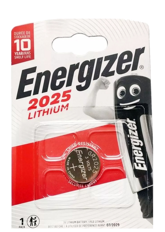 Батарейка Energizer CR 2025 3V 1шт