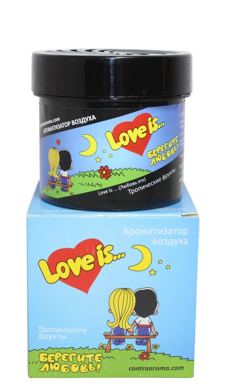 Ароматизатор LOVE IS  банка Тропические фрукты