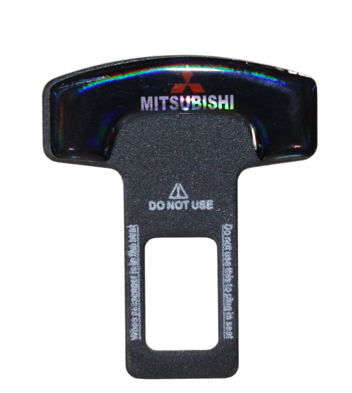 Заглушка ремня безопасности MITSUBISHI металл в пакете