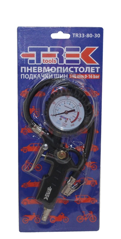 Пистолет подкачки TREK (340мм, 0-16 bar)  TR33-80-30