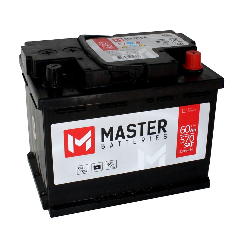 Master Batteries 6СТ-60 Ач о.п.