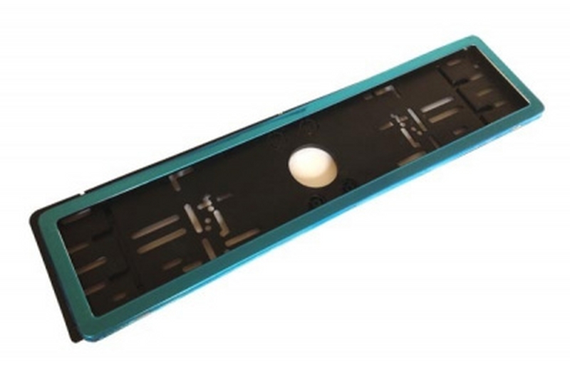 Рамка номера SLP17-S обрамление из нержав. стали