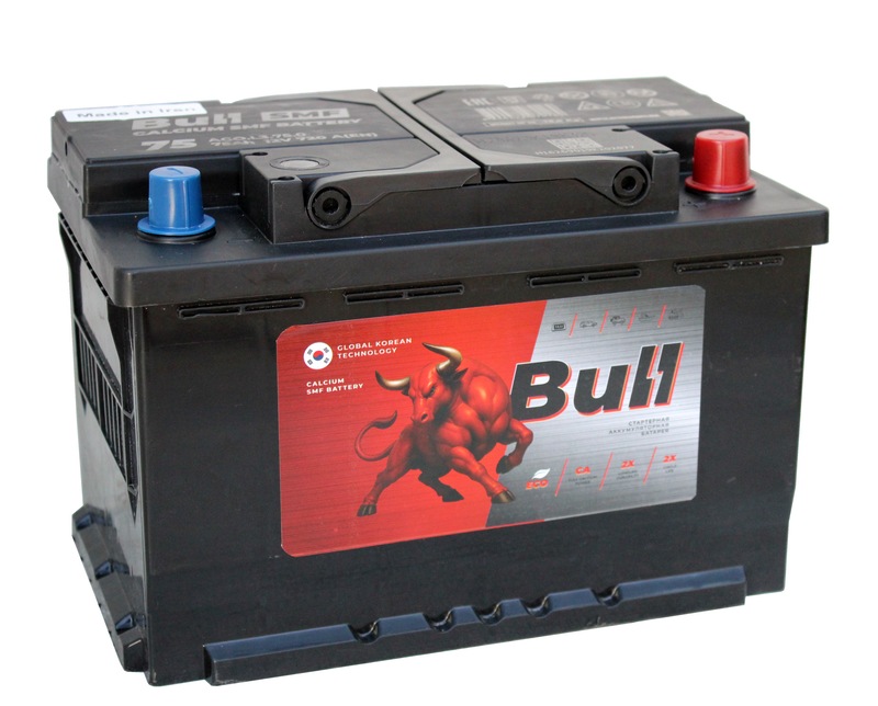 BULL 6CT-75 Ач о.п.  д276ш175в190720А