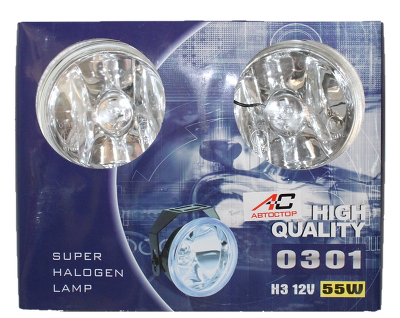 Фары противотуманные 0301 белые