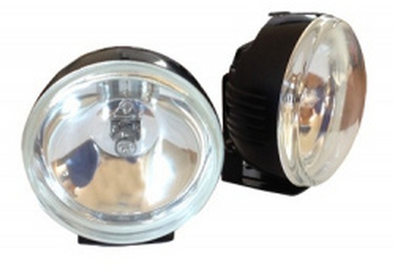 Фары противотуманные 1001А белые (F011), гладкие