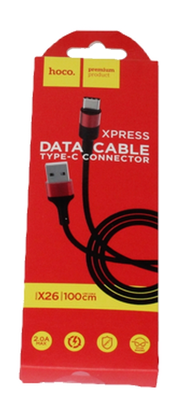 Кабель USB- ANDROID NEW чёрный 1м