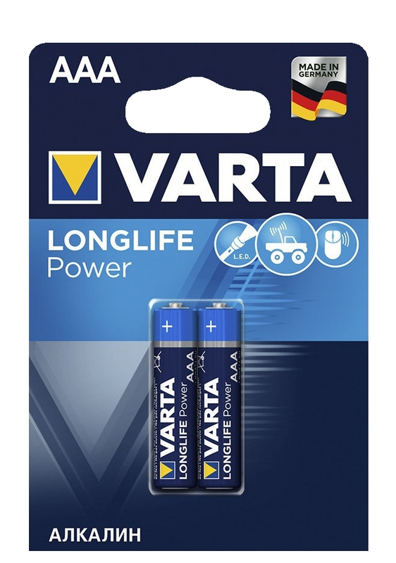 Батарейки VARTA ENERGY LR03 1.5V SIZE AAA - 2шт