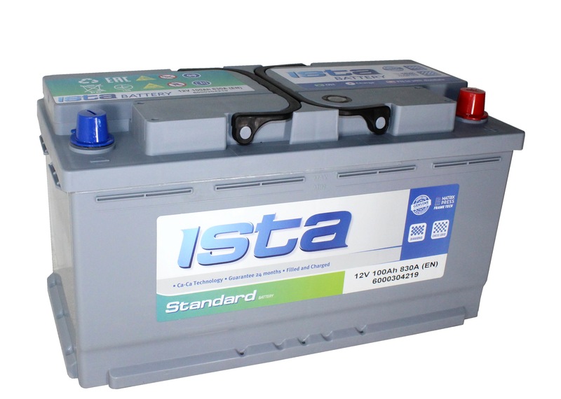 ISTA Standard 6СТ-100 Ач о.п.