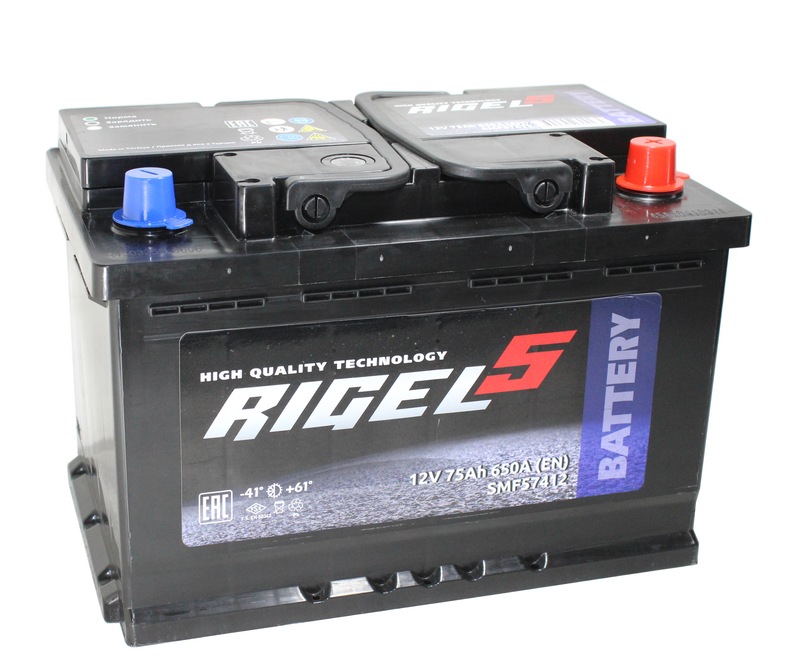 RIGEL 5 6СТ-75 Ач о.п. [д278ш175в190650А] (SMF57412)