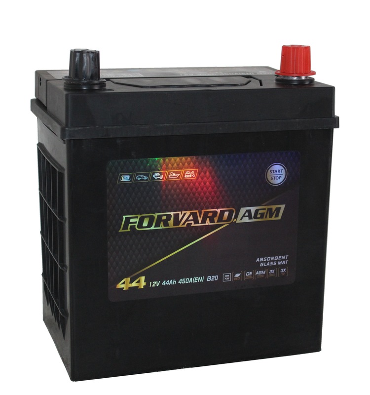 FORVARD AGM ASIA 6СТ-44 Ач о.п.  д194ш128в223450А  B20