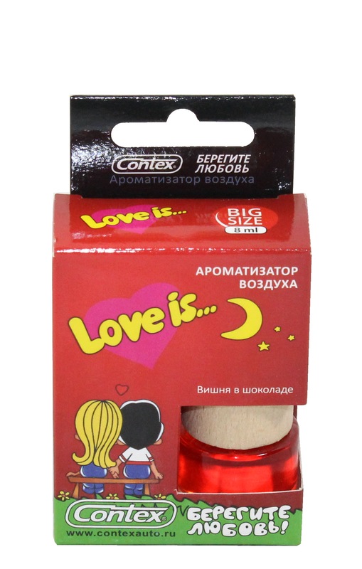 Ароматизатор воздуха LOVE IS... БОЧОНОК Вишня в шоколаде 8мл.