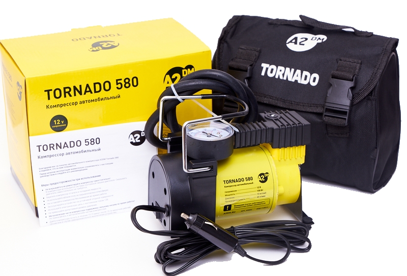 Компрессор авто 12V TORNADO 580 A2DM1