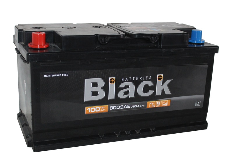 BLACK 6СТ-100 Ач п.п.  д353ш175в190760А