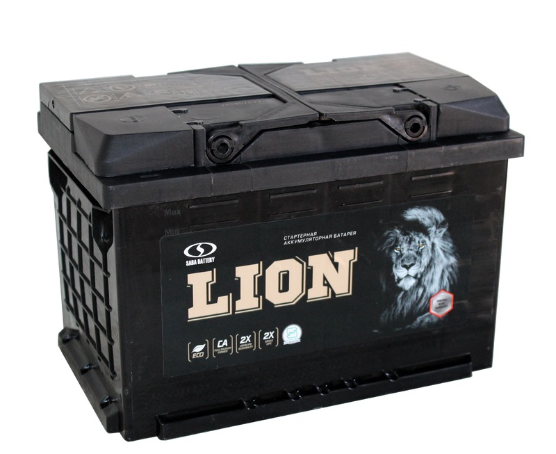 LION 6СТ-74 Ач о.п.  д276ш175в190680А