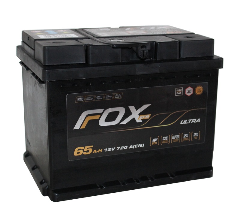 FOX EFB ULTRA 6СТ-65 Ач о.п. Turkey  д242ш175в190720А