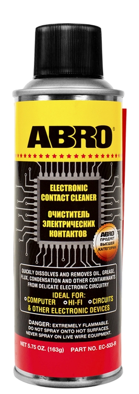 Очиститель эл. контактов 163 г АBRO..