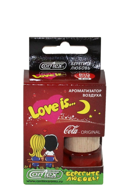Ароматизатор воздуха LOVE IS... БОЧОНОК Cola-ORIGINAL 8мл.