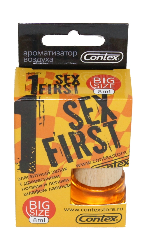 Ароматизатор подвесной бочонок  SEX FIRST круглый флакон