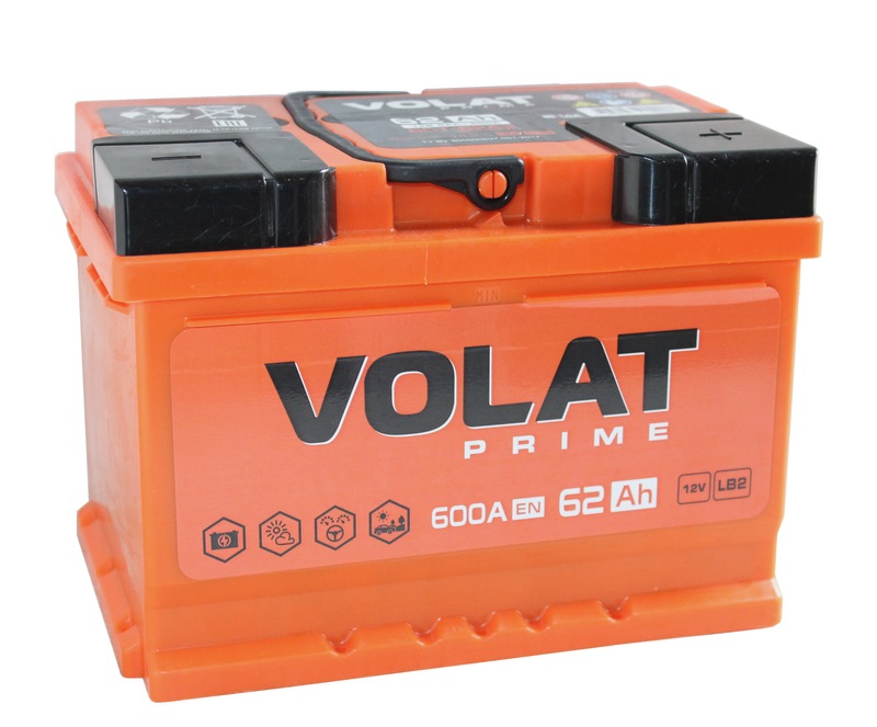 VOLAT Prime 6СТ-62 Ач о.п. низкий  д242ш175в175600А   LB2