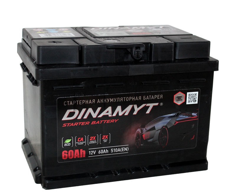 DINAMYT Turkey 6СТ-60 Ач п.п. д242ш175в190510А