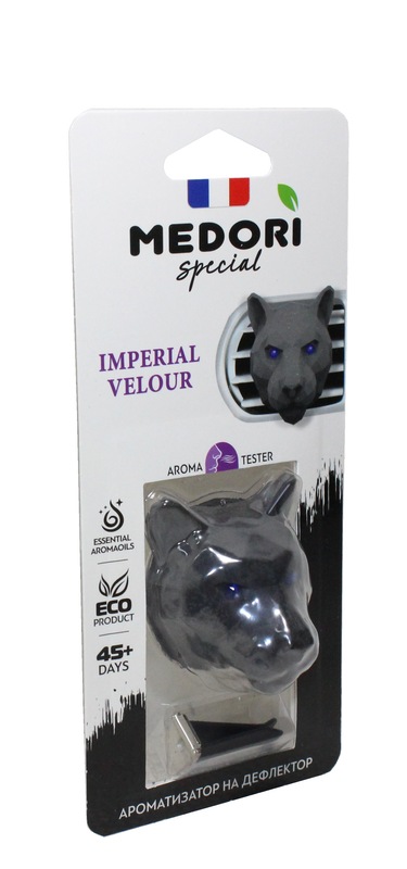 Ароматизатор на дефлектор MEDORI Ceramic Pantera 3D Парфюм Imperial Velour VODKA ON THE ROCKS 112_