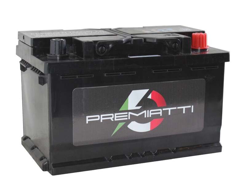 PREMIATTI 6СТ-75 Ач о.п. низкий  д276ш175в175600A    LB3