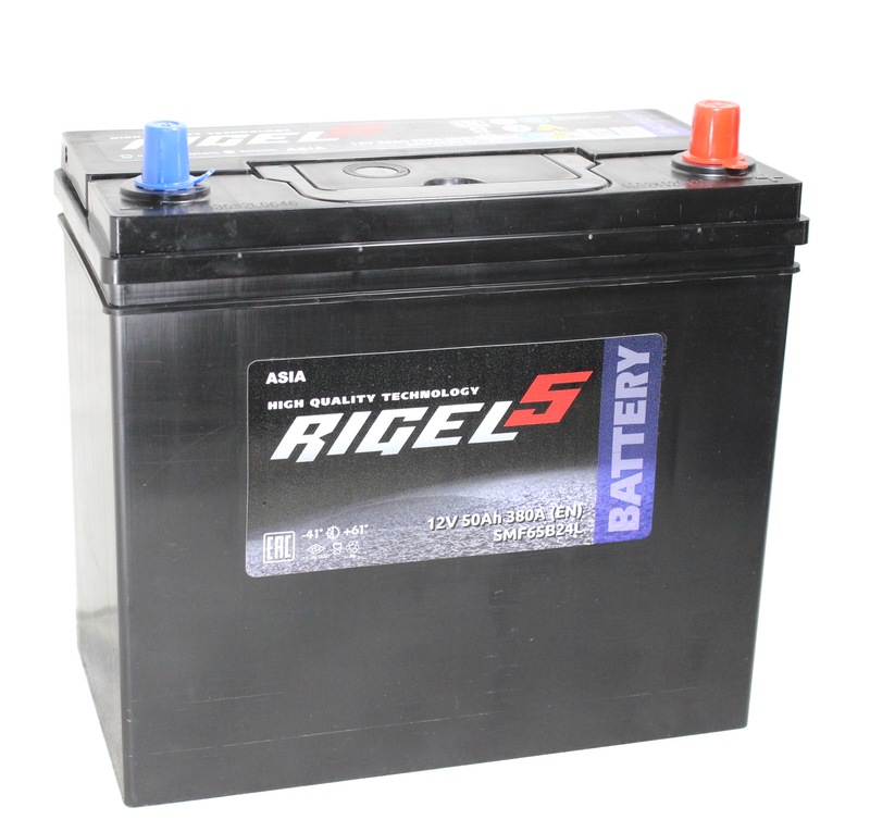 RIGEL 5 ASIA 6СТ-50 Ач о.п. [д236ш128в225380А] [B24] (SMF65B24L)