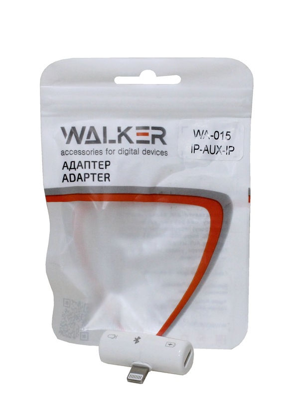 (WALKER) Адаптер IP, IP-AUX-IP, цвет БЕЛЫЙ, (WA-015)
