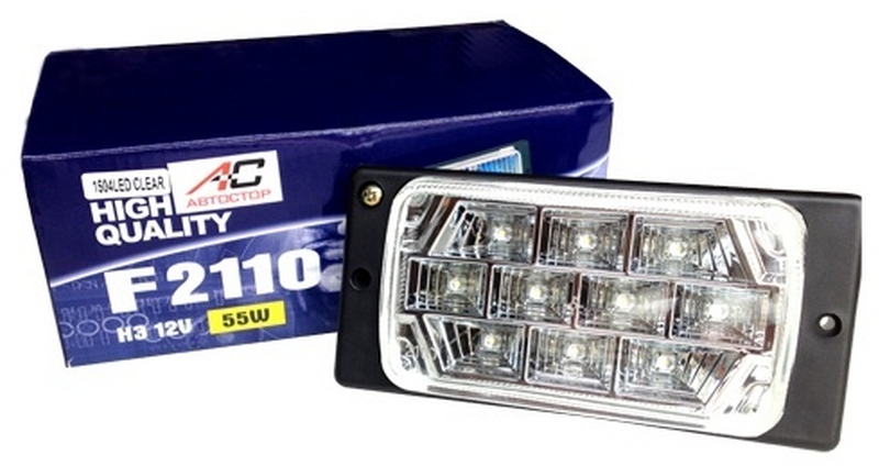 Фары противотуманные 1504 диодные (F -2110) гладки