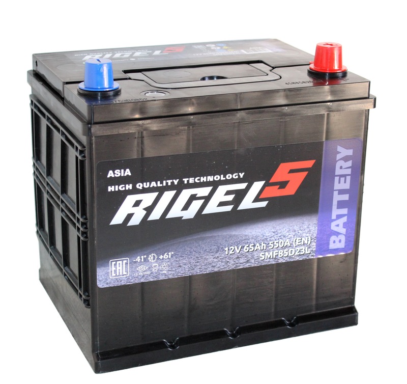 RIGEL 5 ASIA 6СТ-65 Ач о.п.  д230ш172в225550А  (SMF75D23L)