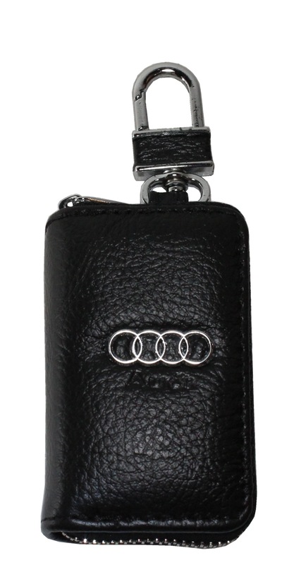 Ключница кожаная с логотипом Audi