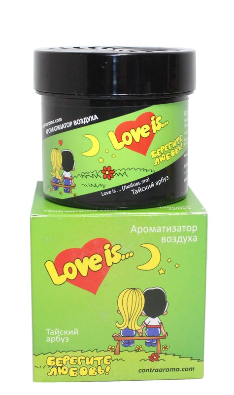 Ароматизатор LOVE IS  банка Тайский арбуз