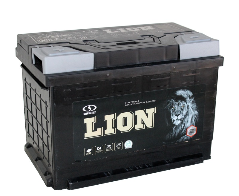 LION 6СТ-74 Ач п.п.  д276ш175в190680А