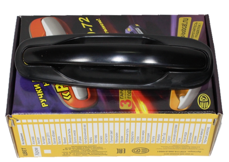 Комплект дверных евроручек Лада-Приора тюнинг мат