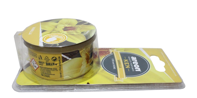 Ароматизатор AREON ГЕЛЕВЫЙ в банке GEL KEN, аромат Vanilla 12