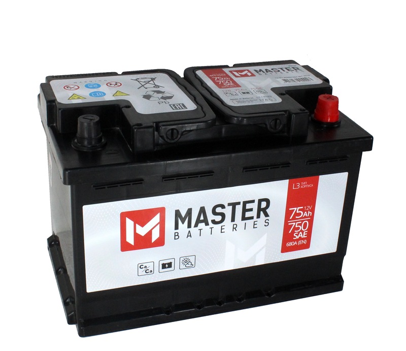 Master Batteries 6СТ-75 Ач о.п.