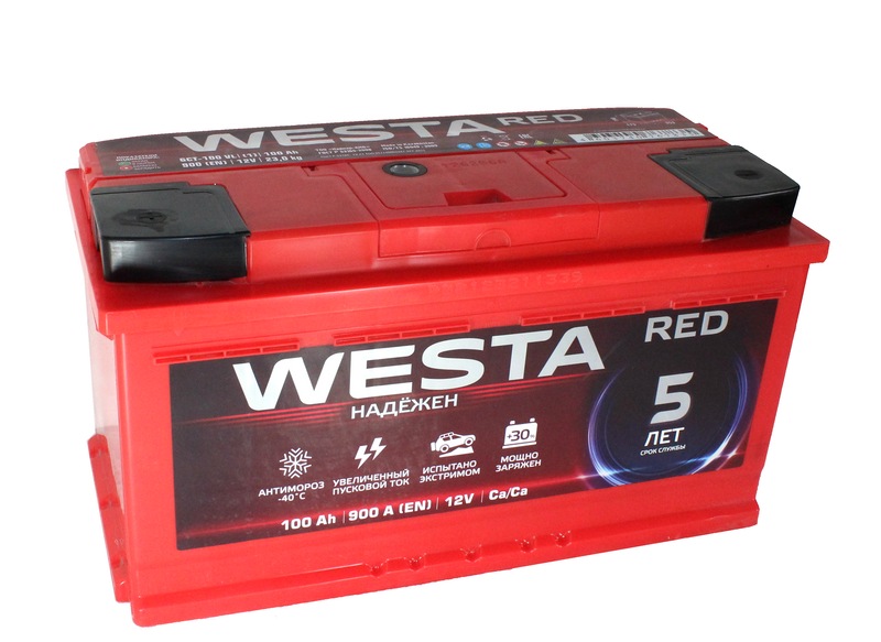 WESTA RED 6СТ-100 Ач п.п.