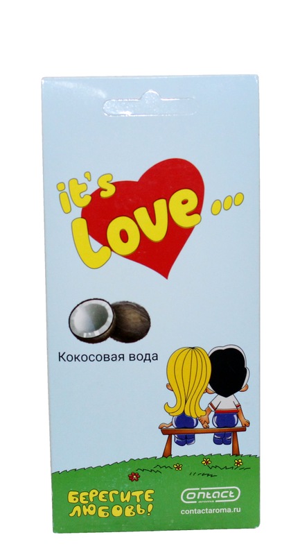 Ароматизатор LOVE IS... ЛИСТ Кокосовая вода