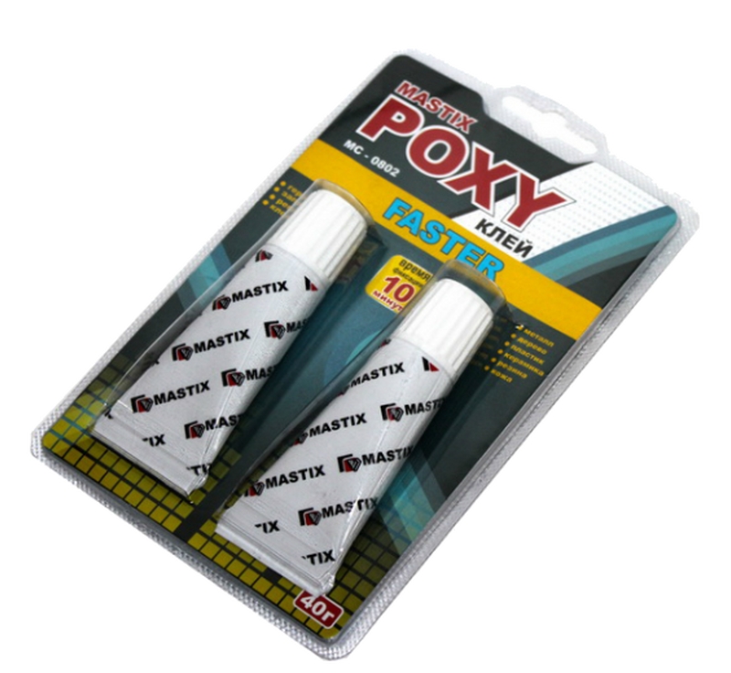 Холодная сварка Эпоксидный Poxy Faster 40г(Mastix)..