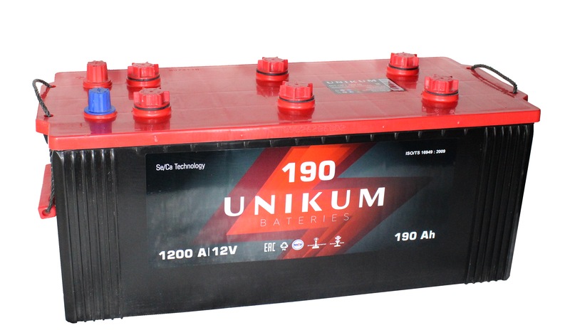 UNIKUM 6СТ-190 Ач о.п. евро
