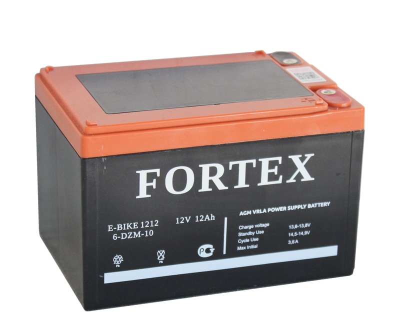 FORTEX E-BIKE 6-DZM-10 12V12 Ач п.п.  д150ш101в99