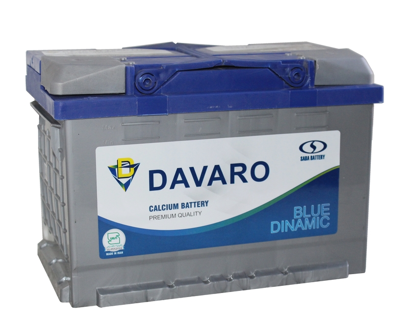 DAVARO BLU DINAMIC 6СТ-75 Ач п.п.  д243ш175в190750А  L3