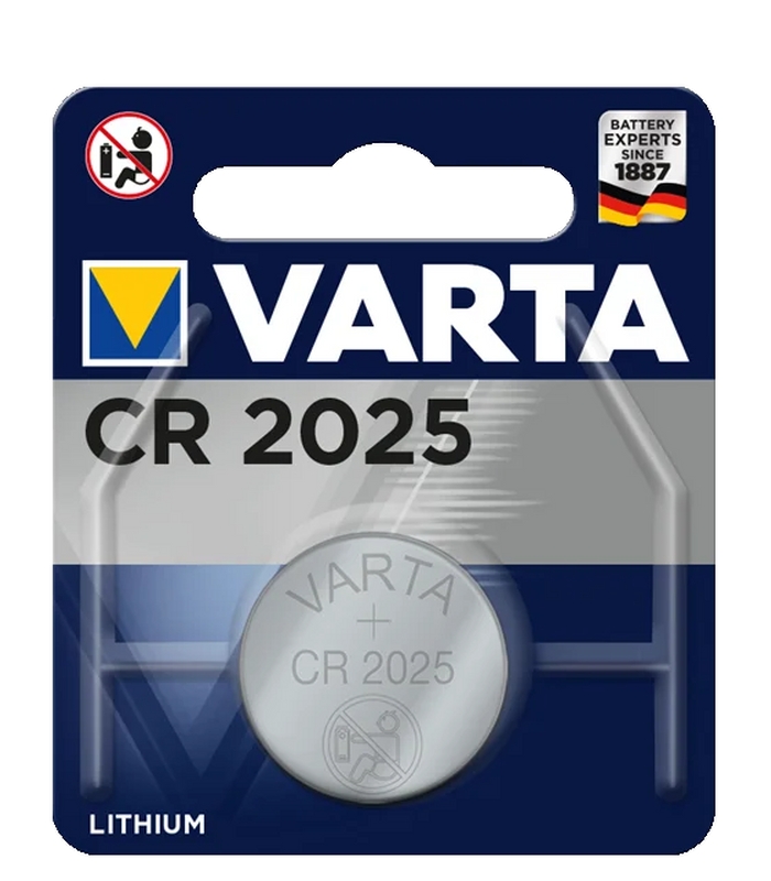 Батарейка VARTA CR 2025 3V 1шт