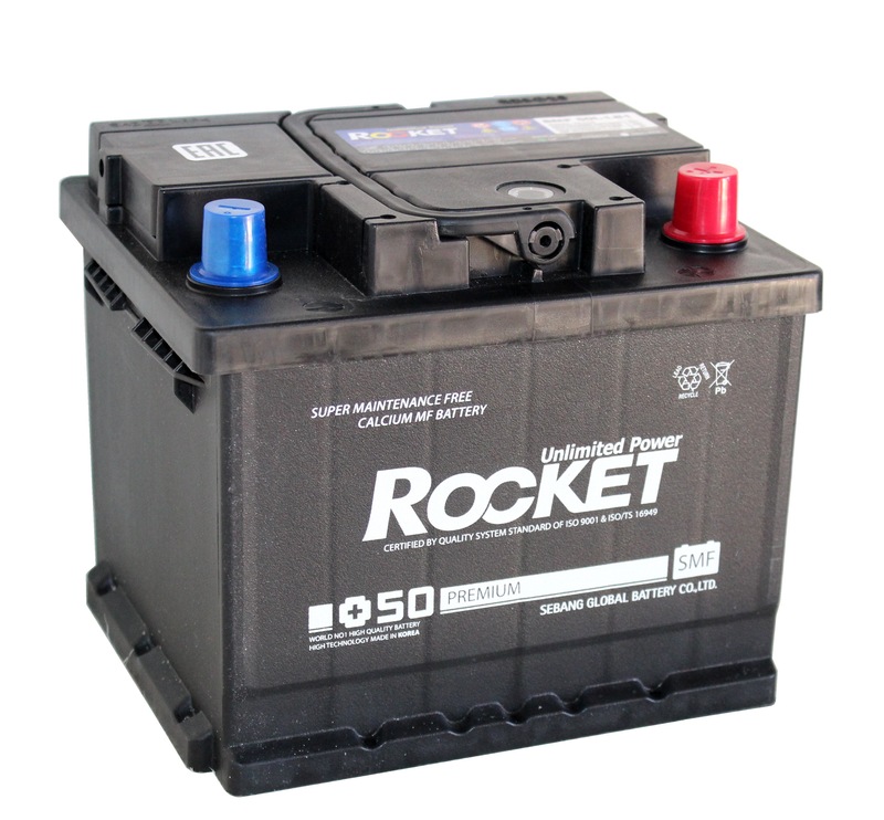 ROCKET 6СТ-50 Ач o.п. низкий  д208ш175в175480А  (SMF 50L-L1)