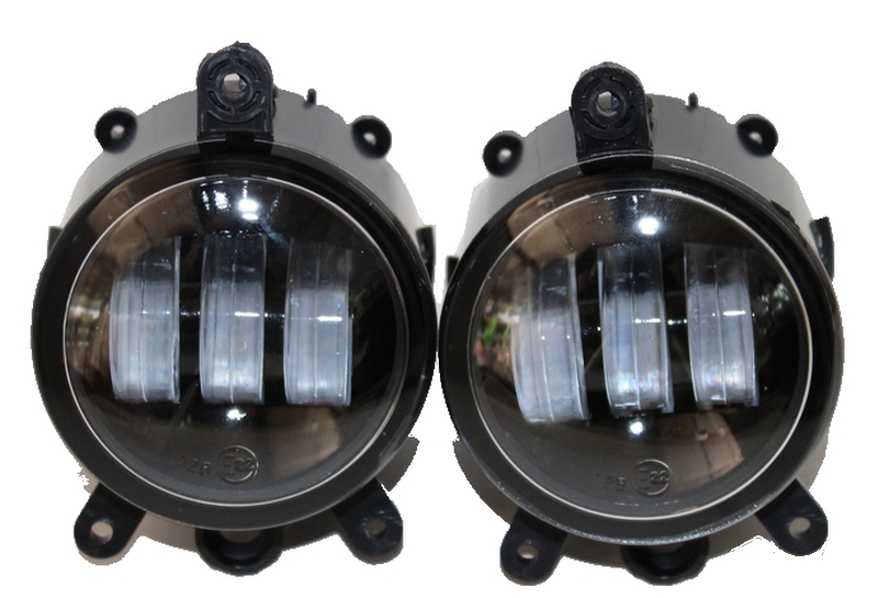 Фара противотуманная Приора диодная линза